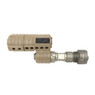 G&P M500 M4 Rifle Handguard with Flashlight in Tan