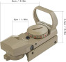 Skirmish ST-101S Tactical Multi-Reticule Electro Dot Sight in Desert Tan (ST-101S)