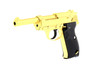 Galaxy G21 Full Metal Walther P38 pistol in Gold