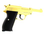 Galaxy G21 Full Metal Walther P38 pistol in Gold