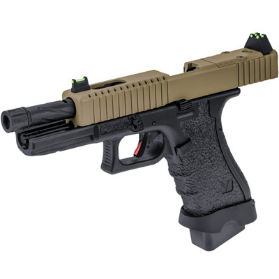 Vorsk EU17 Tactical Gas Blowback Pistol in Desert Tan (VGP-01-05)