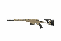 Ares MSR303 Sniper Rifle with Case (Tool-Less Assemble - Spring Powered - Dark Earth - MSR-303 - MSR-022)
