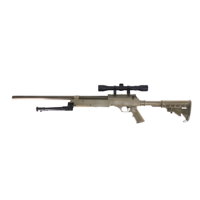 Nuprol T96 Tango Series Airsoft Bolt Action Sniper Rifle In Tan