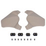 nHelmet Airsoft Helmet Rail Mounted Side Ear Protector Covers in Tan