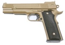 Galaxy G20 Full Scale M945 Pistol in Full Metal in Desert Tan