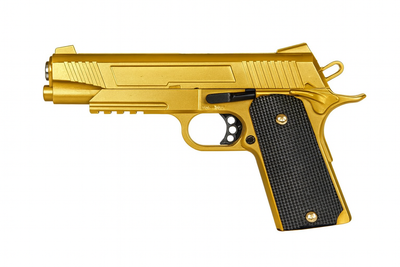 Galaxy G38 Full Scale 1911 Pistol in Full Metal in Gold