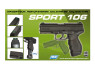 ASG Sport 106 CO2 Airsoft Pistol Non BlowBack in Black
