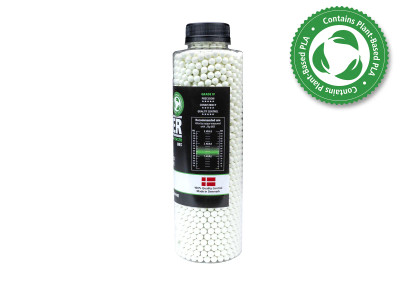 ASG Alpha Blaster BB Pellets 3300 x 0.25g Green Tracers in Bottle