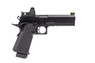 Raven Hi Capa 5.1 Gas Blowback Pistol in Black with BDS Sight
