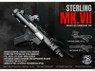 S&T Sterling MK7 AEG SMG with Suppressor in Black (ST-AEG66MK7)