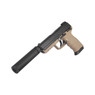 Tokyo Marui 45 Tactical GBB Airsoft Pistol With Silencer in Dark Earth