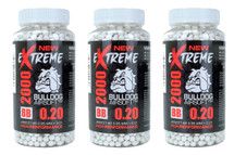 Bulldog Extreme BB pellets 6000 x 0.20g Bottle in white