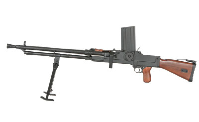 Snow Wolf Rock MG26 AEG Support Rifle in Black