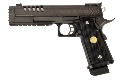WE HI-Capa 5.2K Replica GBB Airsoft Pistol in Black