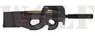 Tokyo Marui FN P90 TR AEG Airsoft Rifle SMG in Black