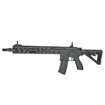 &C HK416 14.5" Geissele RIS with Suppressor AEG in Black