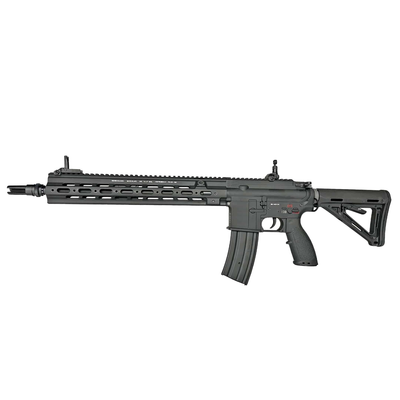 &C HK416 14.5" Geissele RIS with Suppressor AEG in Black