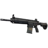E&C HK417A1 AEG Airsoft Rifle with 12" Barrel in Black