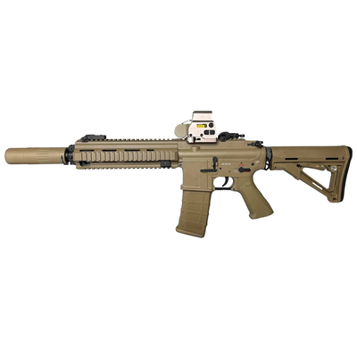 E&C 416D 9″ E-Shooter Mosfet AEG Rifle in Tan Dark Earth  E&C 416D 9″ E-Shooter Mosfet AEG Rifle in Tan Dark Earth