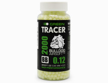 Bulldog Tracer BB Pellets 2000 X 0.12G Bottle In Green