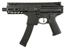 Stratos X MPX-K Gas Blowback Airsoft SMG Rifle in Black (STR-MX-01)