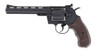Hwasan 1312 Co2 Metal Revolver 6" in Black with Brown Grip Hwasan 1312 Co2 Metal Revolver 6" in Black with Brown Grip