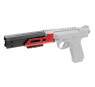 Action Army AAP-01 Pistol Barrel Extension Long in Black