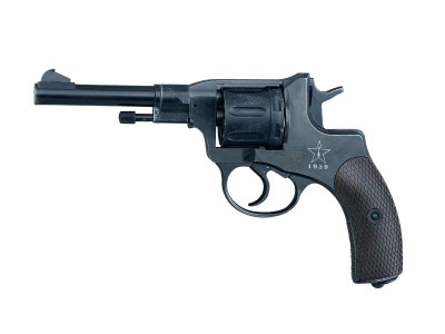 Wingun Nagant M1895 4" Co2 Airsoft Revolver in Black