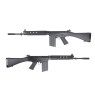 King Arms FAL Ver.3 AEG Airsoft Rifle in Black (Full‑Length) 