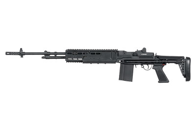 JG Works M‑14A EBR Full Metal AEG Airsoft Rifle in Black