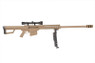 Galaxy M82A1 bolt action sniper rifle with Scope & Bipod in Tan