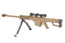 Galaxy M82A1 bolt action sniper rifle with Scope & Bipod in Tan