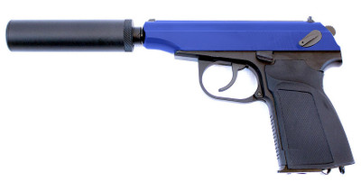 WE Tech Makarov 654K "Assassin" GBB Pistol in Blue