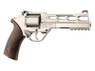Chiappa 6" Charging Rhino 60DS Co2 Airsoft Revolver in Silver 