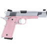 Raven M1911 MEU GBB Pistol with Rail in Pink & Silver Raven M1911 MEU GBB Pistol with Rail in Pink & Silver