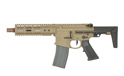 Double Eagle/EMG Noveske N4 Ghetto Blaster 7 MWS GBB M4 in Desert Tan