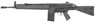 LCT Airsoft LC-3A3-W AEG Rifle in Black (Wide Foregrip Version)