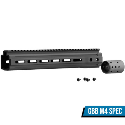 Vorsk - 13" Handguard & Barrel Nut (VMP-2D) in Black