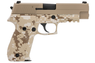 Raven R226 Gas Blowback pistol with Rail in Digital Camo & Brown Raven R226 Gas Blowback pistol with Rail in Digital Camo & Brown