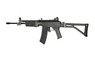 ICS Israeli Galil AEG Airsoft Rifle with Folding Stock in Full Black