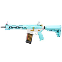 G&G - CM16 STEALTH 556 Combat Machine AEG Rifle in Macaron Blue