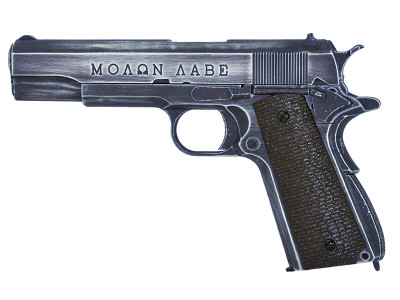 Armorer Works Custom "Molon Labe" 1911 GBB Pistol (AW-NE2002)