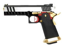 Armorer Works Custom Hi-Capa GBBP (Silver Slide - Gold Barrel - Fully Auto. - AW-HX2031)