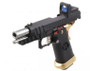 Armorer Works Hi-Capa GBB Pistol RMR Plate, Black Slide & Gold Barrel - (AW-HX2601)