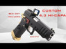Armorer Works Custom Hi-Capa GBBP with RMR Plate (Full Black Slide - Black Frame - Gold Barrel - AW-HX2601)