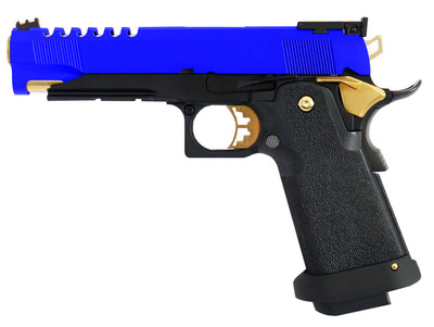 Armorer Works Custom 5.1 Hi-Capa GBB Pistol in blue(AW-HX2701)