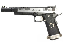 Armorer Works .38 SuperComp GBB Pistol in Silver (AW-HX2401)