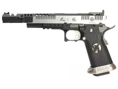 Armorer Works .38 SuperComp GBB Pistol in Silver (AW-HX2401)