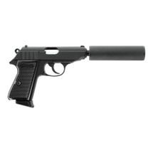 UMAREX Walther PPK/S Gas Blowback Pistol with Silencer Kit