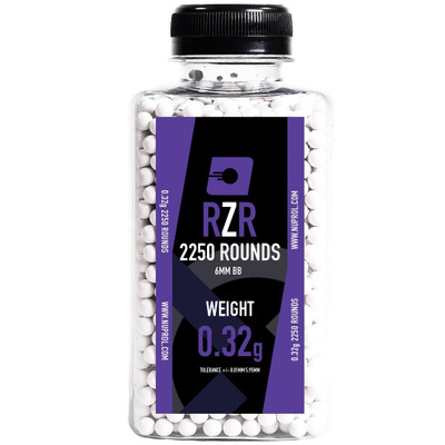 Nuprol RZR Airsoft BB pellets 0.32g x 2250 rounds